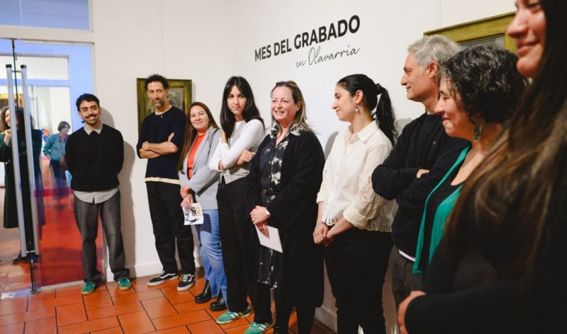 Qued inaugurada la muestra Mes del Grabado en Olavarra